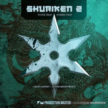 Production Master Shuriken 2 Wonk And Hybrid Trap WAV Synth Presets