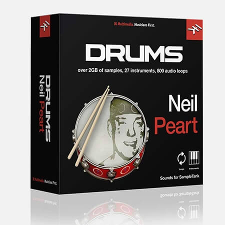 IK Multimedia Neil Peart Drums for SampleTank 3/4 SampleTank