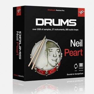 IK Multimedia Neil Peart Drums for SampleTank 3/4