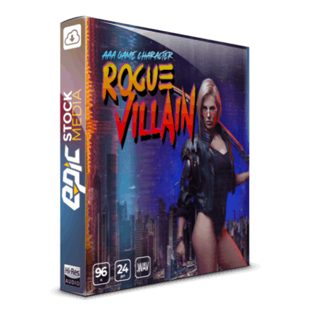Epic Stock Media AAA Game Character Female Rogue Villain