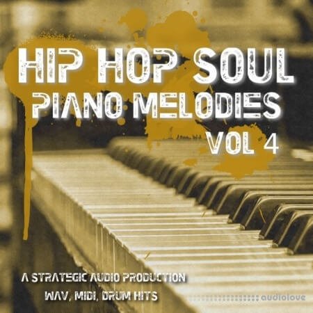 Strategic Audio Hip Hop Soul Piano Melodies Vol.4 WAV MiDi