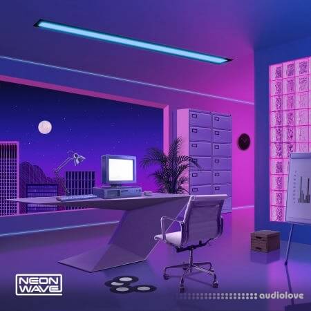 Neon Wave Night Lights Retro City Pop WAV MiDi