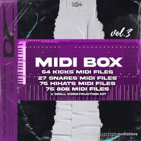 Cartel Loops Midi Box Vol.3 WAV MiDi