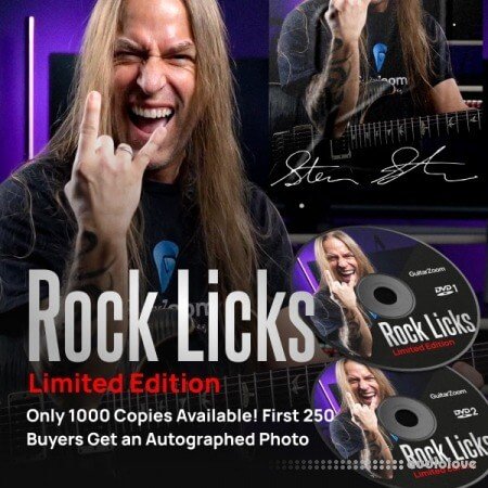 GuitarZoom Rock Licks Limited Edition with Steve Stine 2021