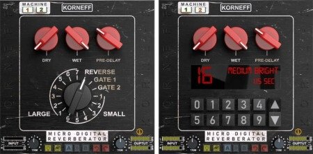 Korneff Audio Micro Digital Reverberator v1.0.0 WiN