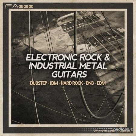Famous Audio Electronic Rock and Industrial Metal Guitars WAV