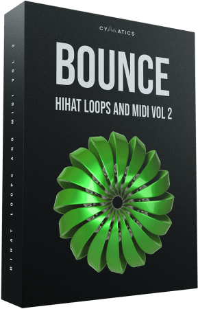 Cymatics Bounce Vol.2 Hi hat loops & MIDI
