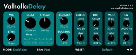 Valhalla DSP Valhalla Delay v2.5.0 WiN