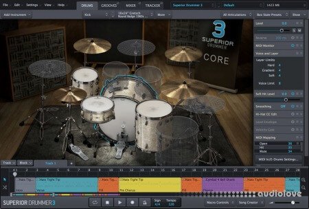Toontrack Superior Drummer v3.2.7 MAC Apple M1 MacOSX