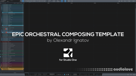 Olexandr Ignatov Epic Orchestral Template (Studio One) DAW Templates