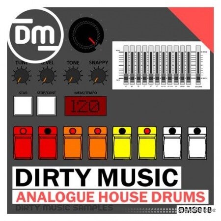Dirty Music Analogue House Drums WAV
