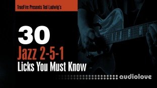 Truefire Ted Ludwig's 30 Jazz 2-5-1 Licks You MUST Know