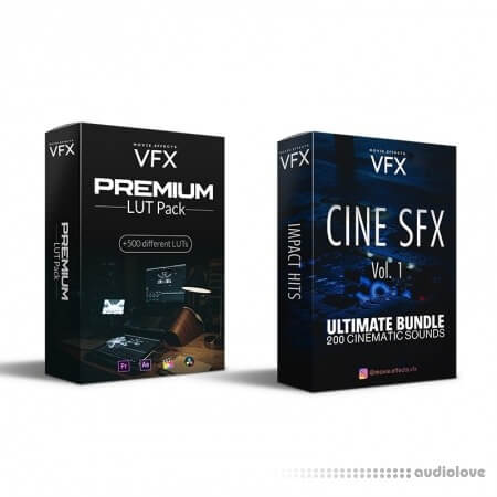 Movie Effects VFX CINE SFX Vol.1 Ultimate Bundle &amp; Premium LUT Pack