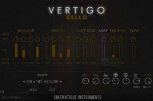 Cinematique Instruments Vertigo Cello Content