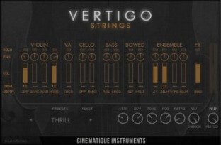Cinematique Instruments Vertigo Strings Content