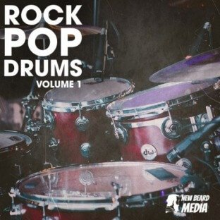 New Beard Media Rock Pop Drums Vol.1