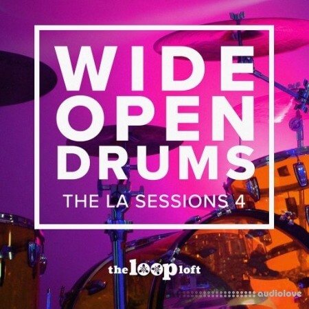 The Loop Loft Wide Open Drums Popcorn Three WAV