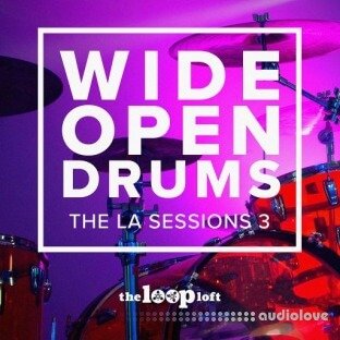 The Loop Loft Wide Open Drums Lit Up