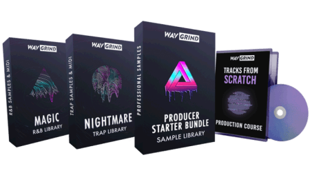 WavGrind Producer Starter Bundle WAV MiDi