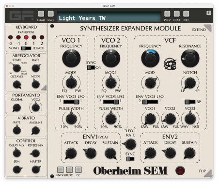 GForce Oberheim SEM v1.0.0 WiN