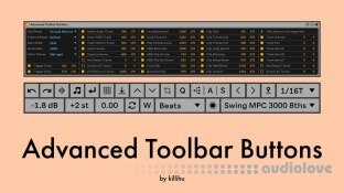killihu Advanced Toolbar Buttons Plugin for Ableton Live