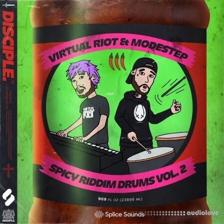 Disciple Samples Virtual Riot X Modestep Spicy Riddim Drums Vol.2 WAV