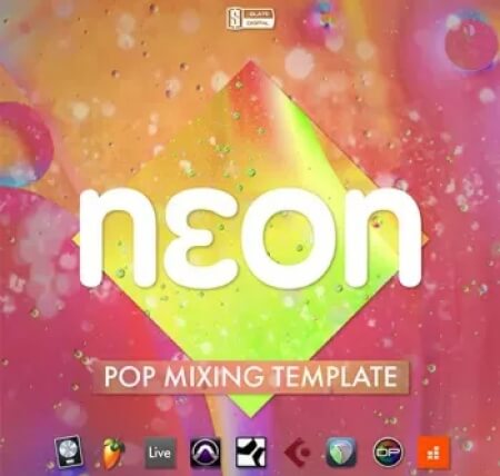 Slate Academy Neon Pop Mix Template DAW Templates