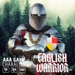 Epic Stock Media AAA Game Character English Warrior