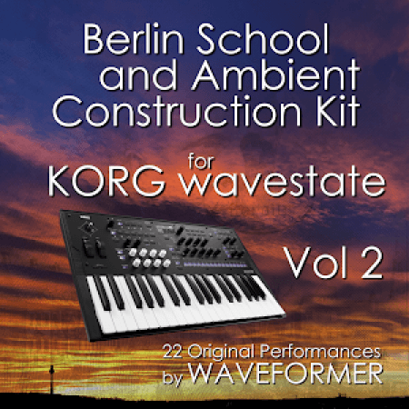 Waveformer Berlin School and Ambient Construction Kit Vol.2 for Korg Wavestate Synth Presets