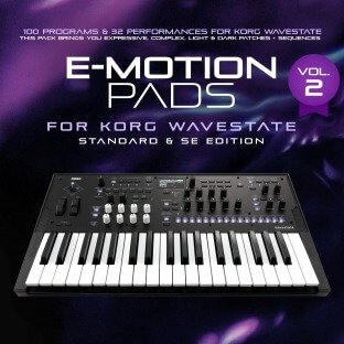 co5ma Korg Wavestate Sound Bank e-Motion Pads Vol.2