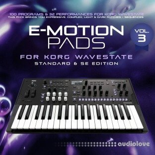 co5ma Korg Wavestate Sound Bank e-Motion Pads Vol.3