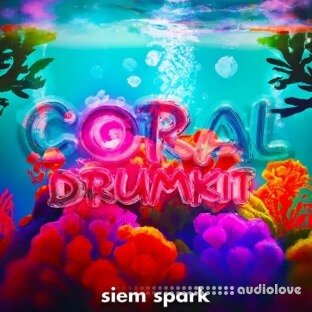 Siem Spark Coral Hyperpop Drumkit