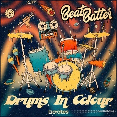 Beat Batter Kits Drums In Colour WhoSampled Crates Sample Pack