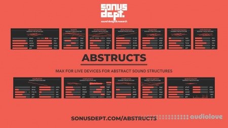 Sonus Dept. Abstructs Max for Live