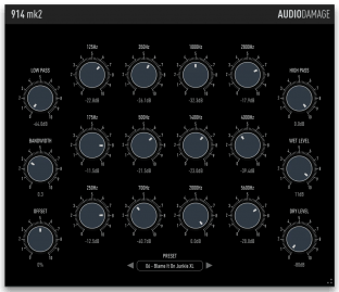 Audio Damage AD041 914 Mk 2 Fixed Filter Bank