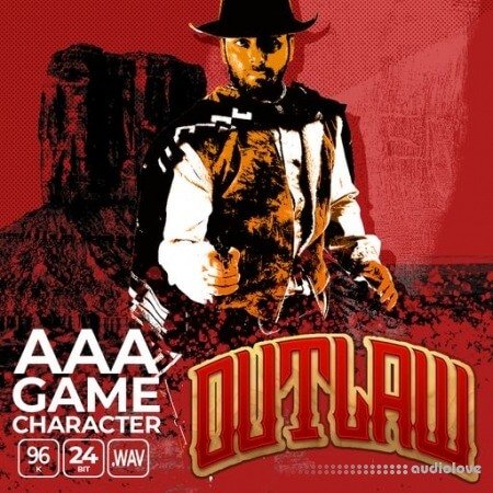 Epic Stock Media AAA Game Character Outlaw