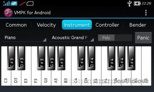 Virtual MIDI Piano Keyboard