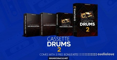 SoundOracle Sound Kits Cassette Drums 2 + Bonus WAV MiDi