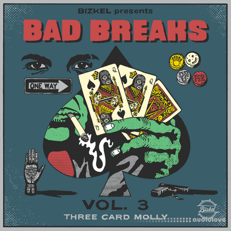 Bizkel Drumz Bad Breaks Vol.3 : Three Card Molly WAV