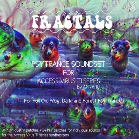 Kulshan Studios Fractals Psytrance Soundset for Access Virus TI Series Synth Presets