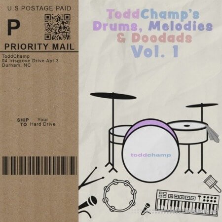 ToddChamp's Drums Melodies and Doodads Volume 1 WAV