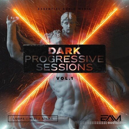 Essential Audio Media Dark Progressive Sessions Vol.1 WAV MiDi Synth Presets