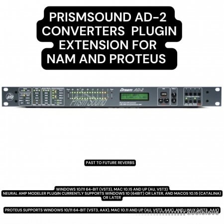 PastToFutureReverbs Prismsound Dream AD-2 Converters Plugin Extension Synth Presets