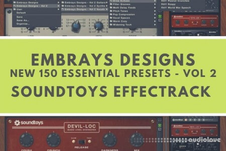 Embrays Designs 150 Presets Essential Racks Vol.2 Synth Presets