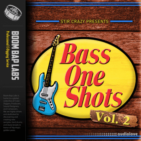 Boom Bap Labs Stir Crazy Bass One Shots Vol.2