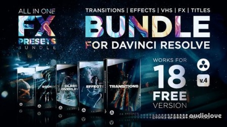 VideoHive DaVinci Resolve FX Presets Transitions, Effects, Titles, VHS, SFX