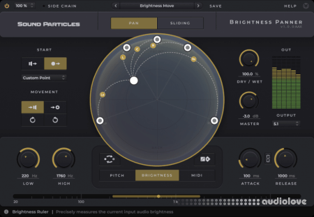 Sound Particles Brightness Panner v1.0.4 WiN