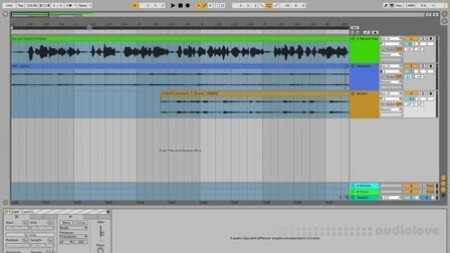 SkillShare Ableton Live Lite 1 Part 1 Creating a 3 track with sample loops and a. i. vocals like Nas's voice