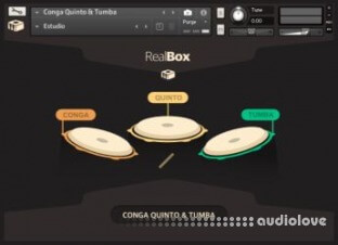 RealBox Conga Quinto and Tumba