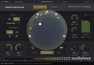 Sound Particles Brightness Panner